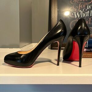 CHRISTIAN LOUBOUTIN Black So Kate 120mm Rounded Toed Pumps